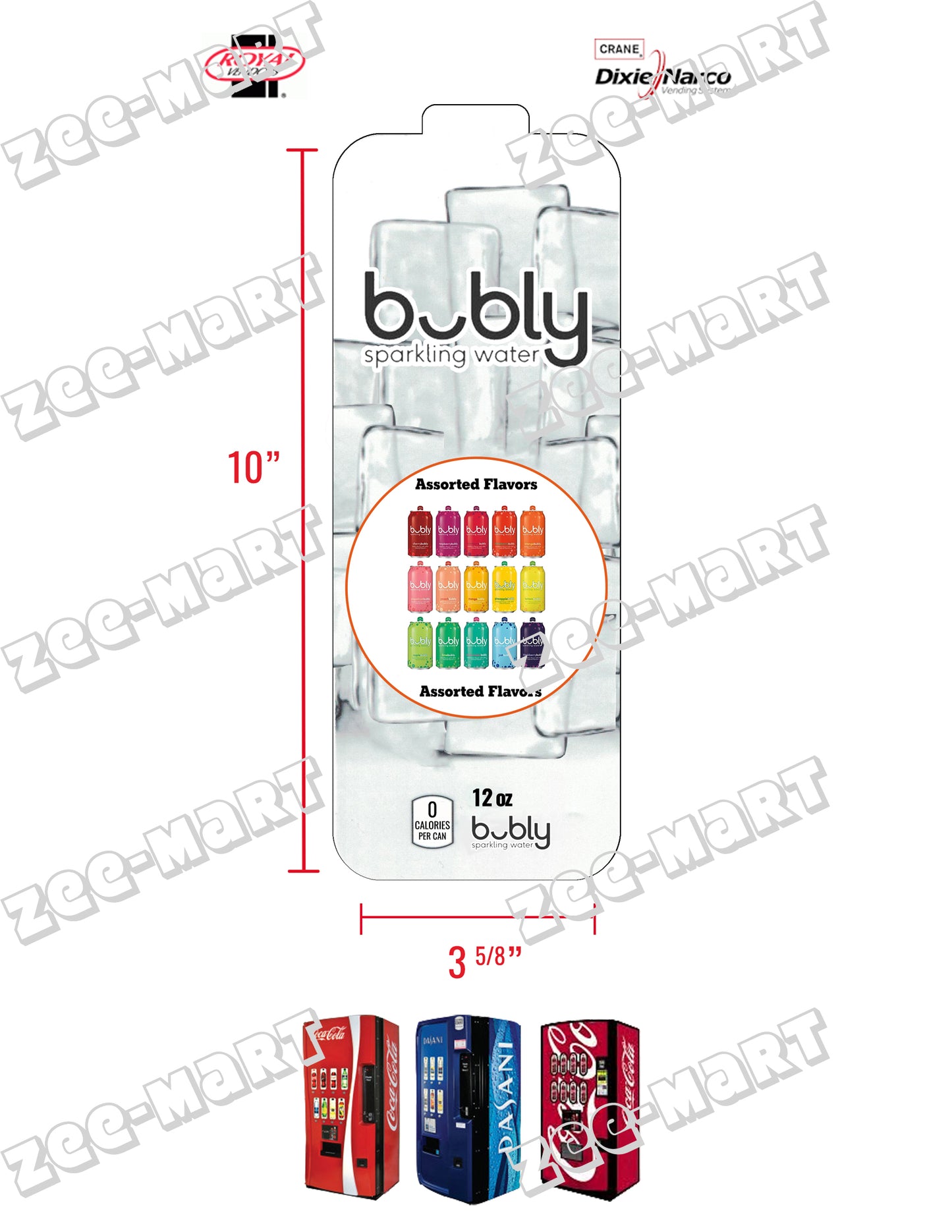 Bubbly Sparkling Water Variety Pack - 12 oz