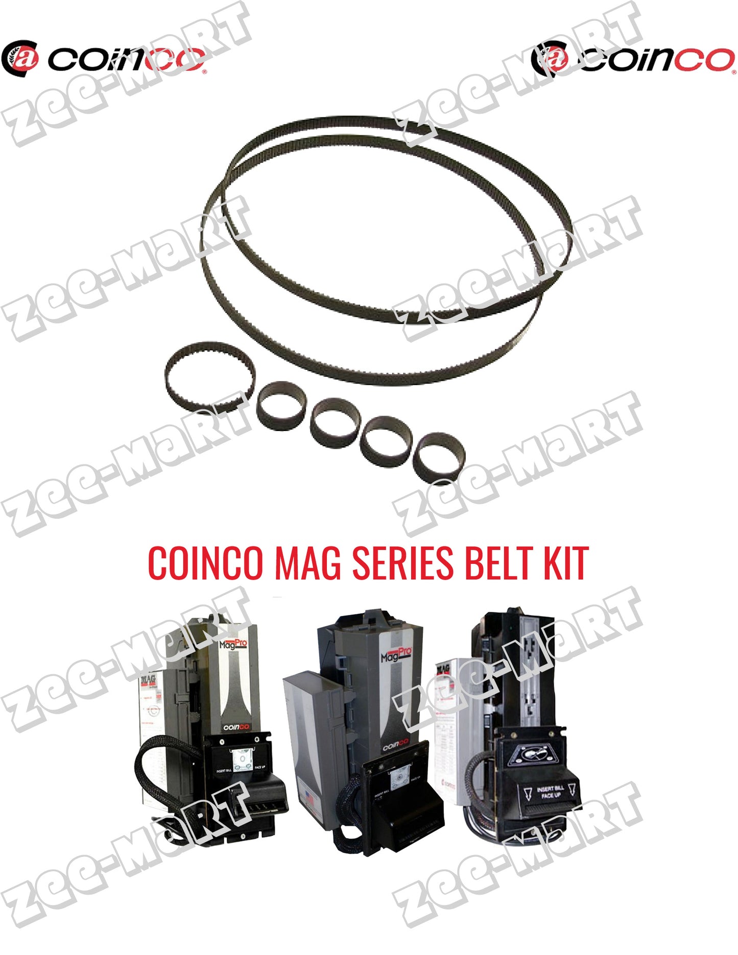 Coinco Mag Series Belt Kit