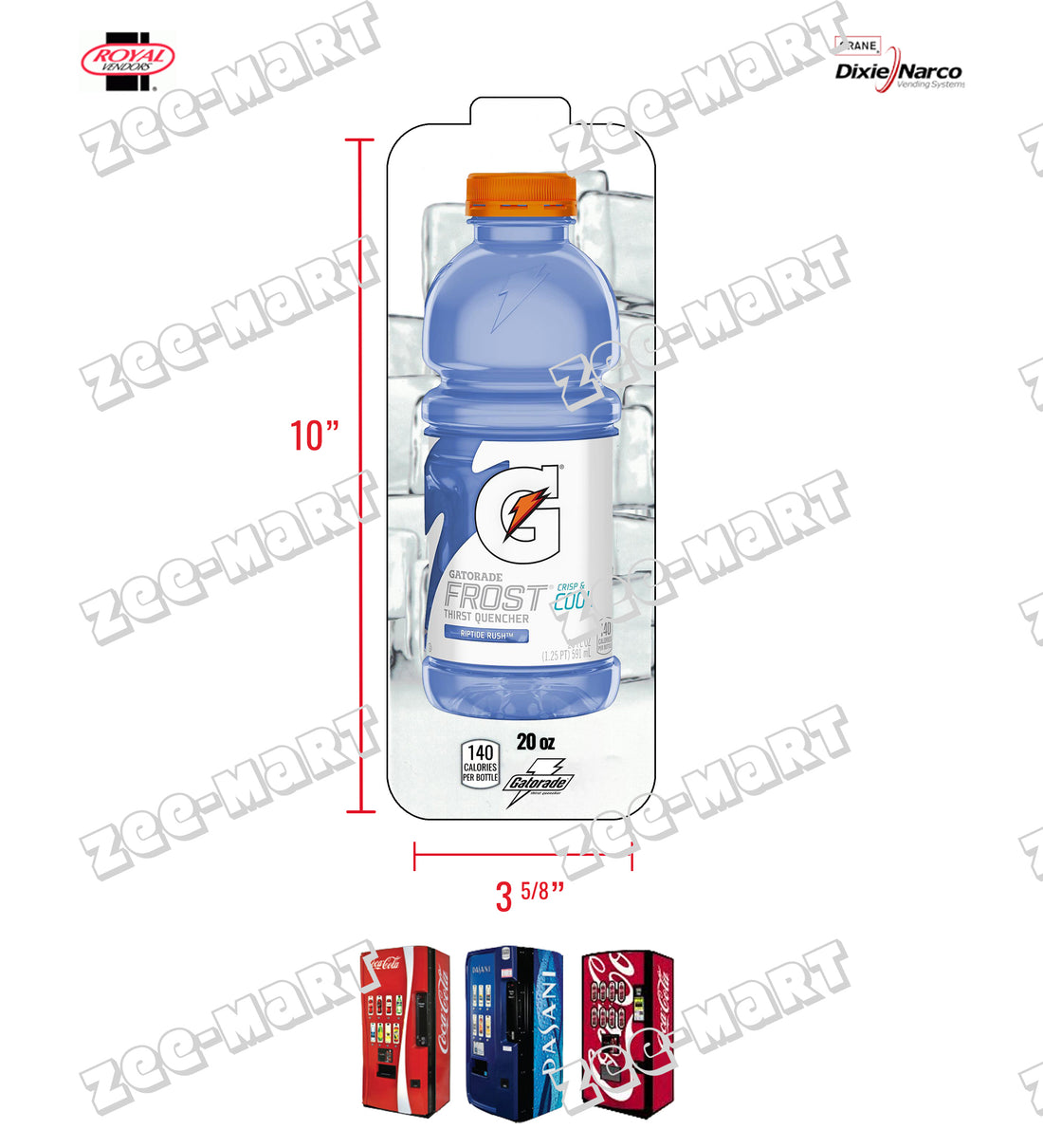 Gatorade Frost Riptide Rush - 20 oz – Zee-Mart