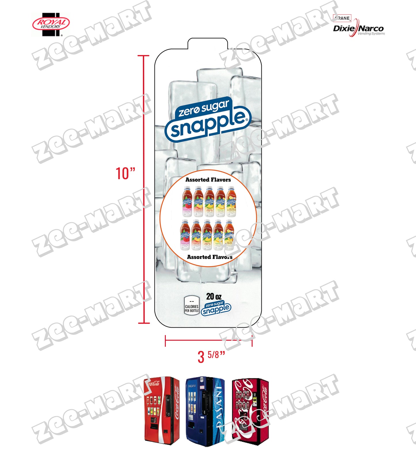 Snapple Zero Variety Pack - 20 oz