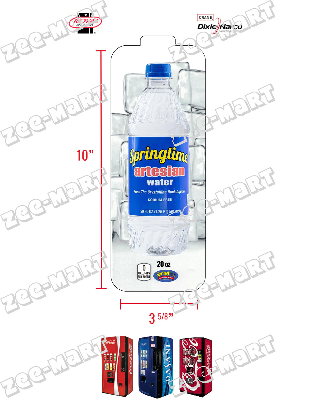 Springtime Wate Springtime Artesian Water - 20 oz – Zee-Mart