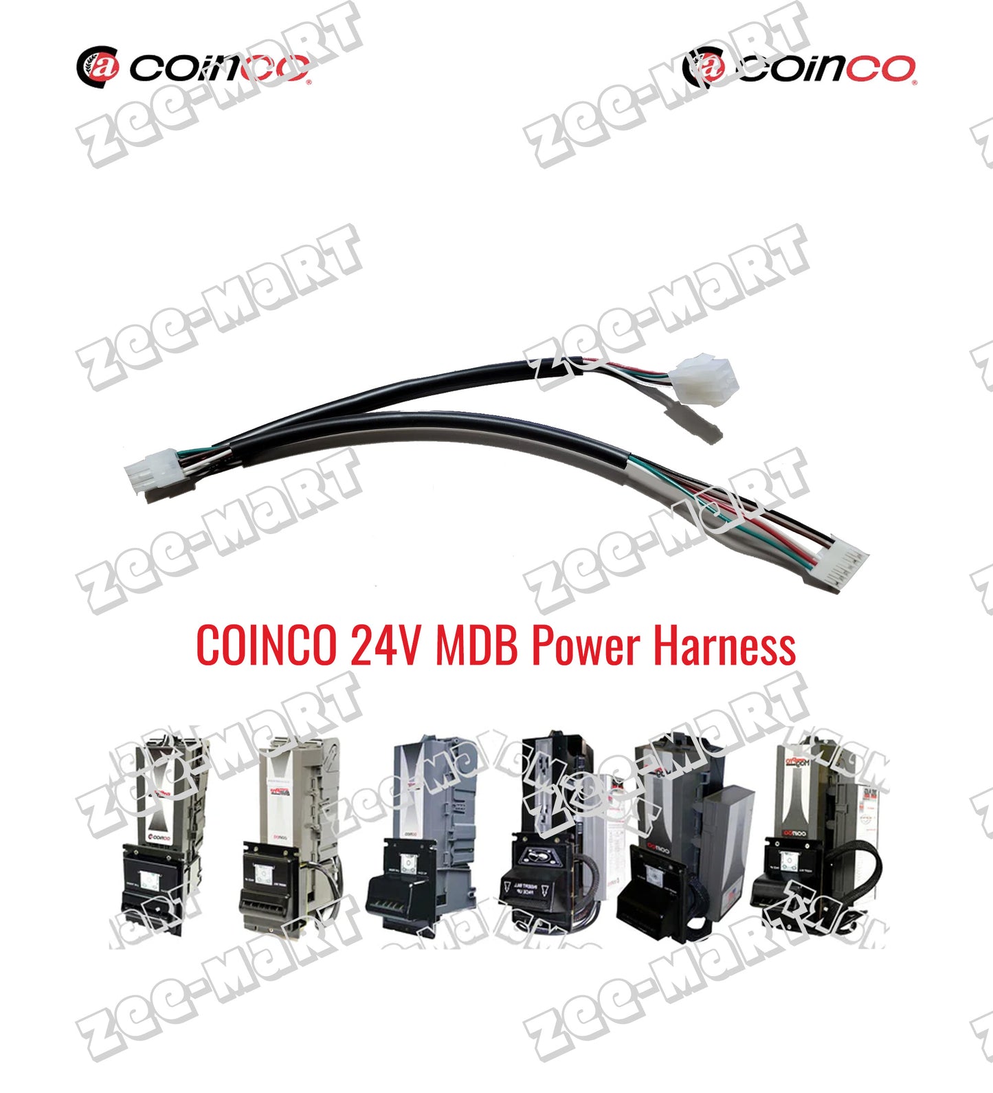 Coinco Power Harness - 24v - MDB