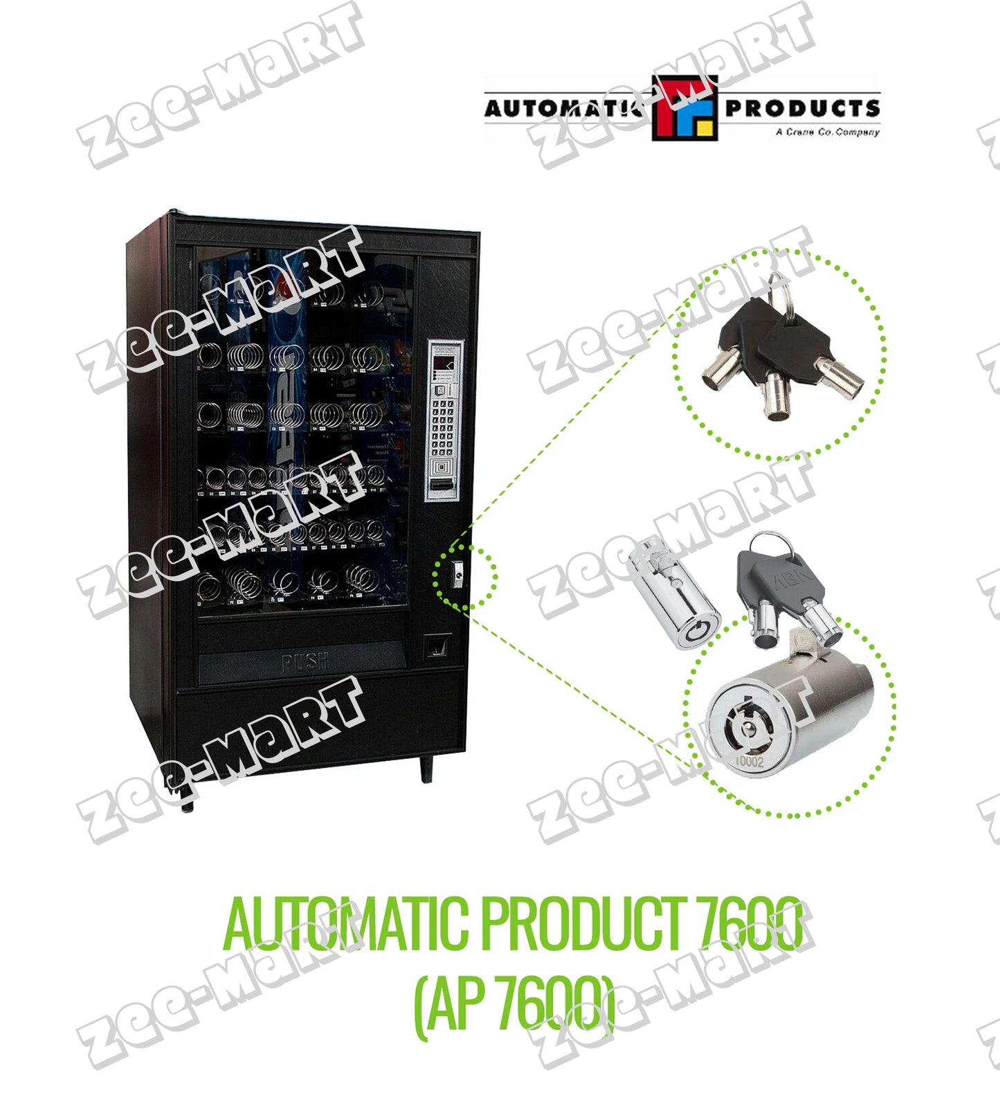 Vending Machine Lock - Automated Products 7600 - AP 7600
